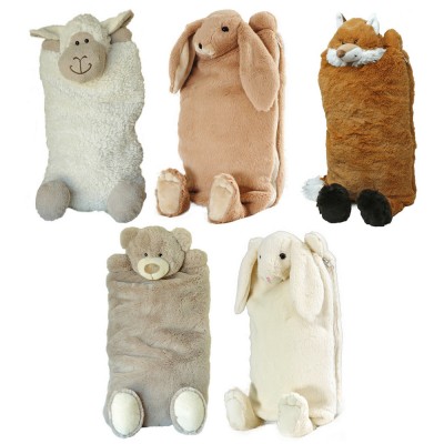 carton animals plus cover pvc bag rubber hot water bottle