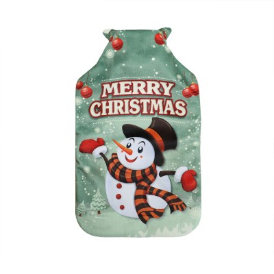 soft fleece cotton hot water bottle medial cover and rubber hot-water-bag