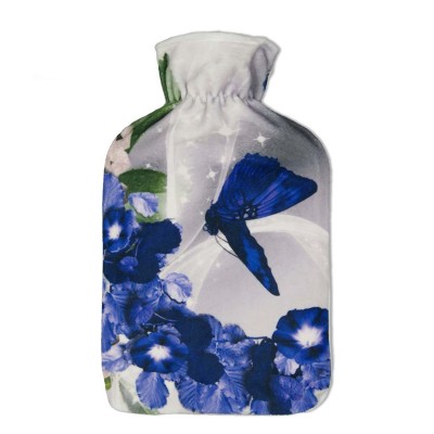 luxury animal pattern fleece cotton water-filling rubber hot water bag 2000ml covers